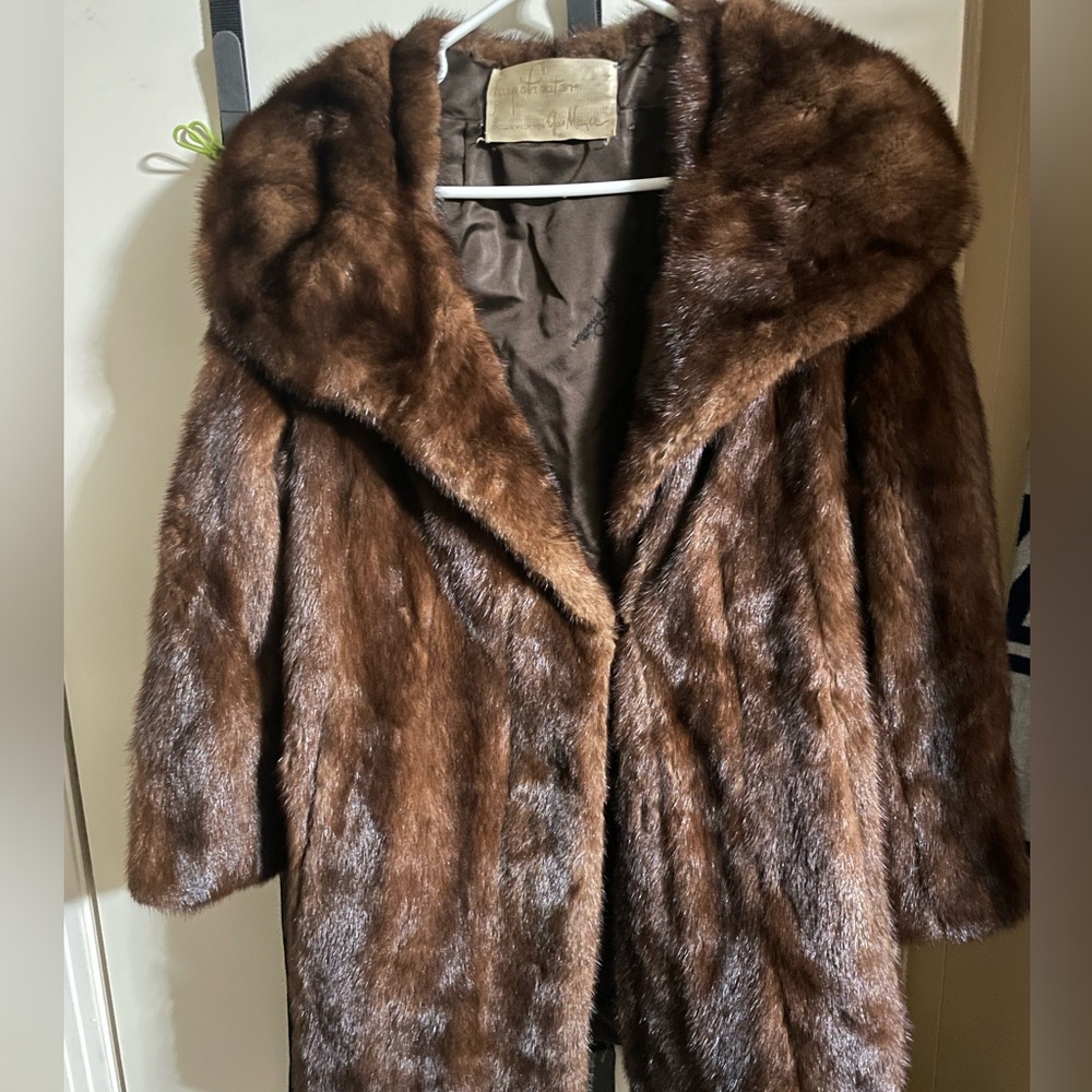 Vintage Jay Chester for Gus Mayer real fur coat.